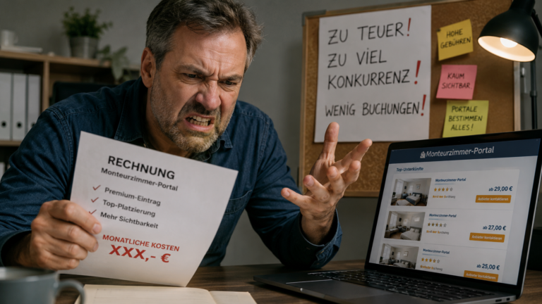 Gefrustete Monteurzimmer Vermieter